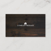 Professional Builder Carpenter Tools Woodworking Visitekaartje (Achterkant)