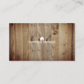 Professional Builder Carpenter Tools Woodworking Visitekaartje (Achterkant)