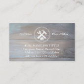 Professional Builder Carpenter Tools Woodworking Visitekaartje (Voorkant)