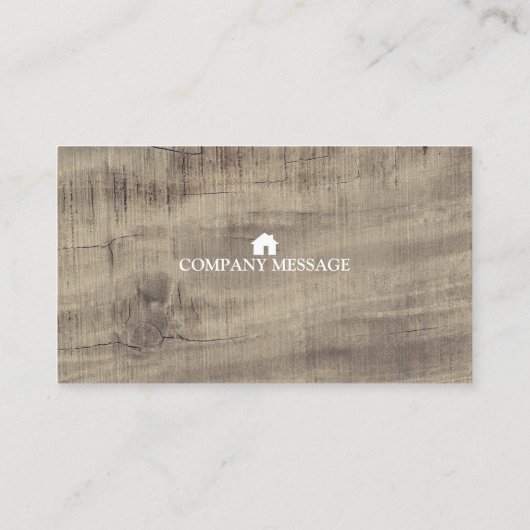 Professional Builder Carpenter Tools Woodworking Visitekaartje (Achterkant)