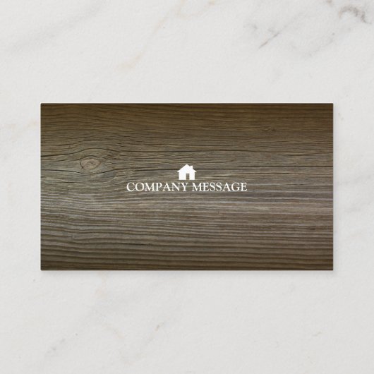 Professional Builder Carpenter Tools Woodworking Visitekaartje (Achterkant)