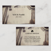 Professional Builder Carpenter Tools Woodworking Visitekaartje (Voorkant / Achterkant)