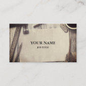 Professional Builder Carpenter Tools Woodworking Visitekaartje (Voorkant)