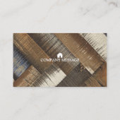 Professional Builder Carpenter Tools Woodworking Visitekaartje (Achterkant)