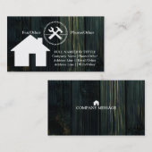 Professional Builder Carpenter Tools Woodworking Visitekaartje (Voorkant / Achterkant)