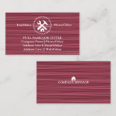 Professional Builder Carpenter Tools Woodworking Visitekaartje (Voorkant / Achterkant)