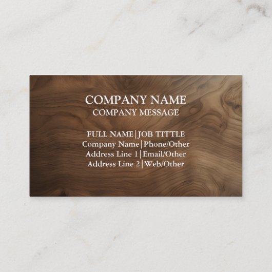 Professional Builder Carpenter Tools Woodworking Visitekaartje (Achterkant)