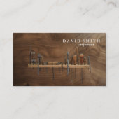 Professional Builder Carpenter Tools Woodworking Visitekaartje (Voorkant)