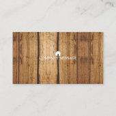 Professional Builder Carpenter Tools Woodworking Visitekaartje (Achterkant)