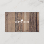 Professional Builder Carpenter Tools Woodworking Visitekaartje (Achterkant)