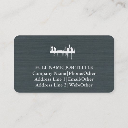 Professional Builder Carpenter Tools Woodworking Visitekaartje (Achterkant)