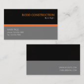 Professional Builder Construction Visitekaartje (Voorkant / Achterkant)