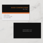 Professional Builder Construction Visitekaartje (Voorkant / Achterkant)