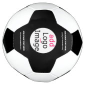 Professional  Business Black White Voetbal (Gedraaid)