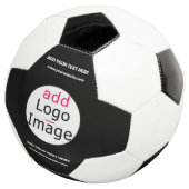 Professional  Business Black White Voetbal (Drie kwart)