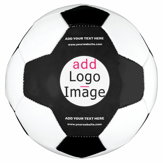 Professional  Business Black White Voetbal (Voorkant)