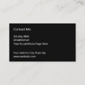 Professional Business Broker Visitekaartjes (Achterkant)