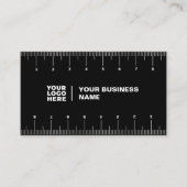 Professional Business Card with Ruler (cm) Visitekaartje (Voorkant)