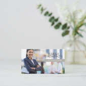 Professional business cards, editable template  visitekaartje (Staand voorkant)
