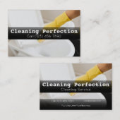 Professional Business Home Cleaning Service Visitekaartje (Voorkant / Achterkant)