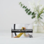 Professional Business Home Cleaning Service Visitekaartje (Staand voorkant)
