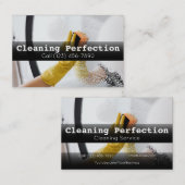 Professional Business Home Cleaning Service Visitekaartje (Voorkant / Achterkant)