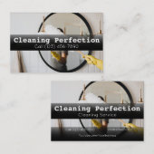 Professional Business Home Cleaning Service Visitekaartje (Voorkant / Achterkant)