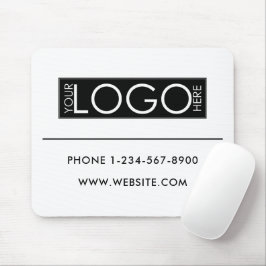 Professional Business Logo Contact Details Simple Muismat
