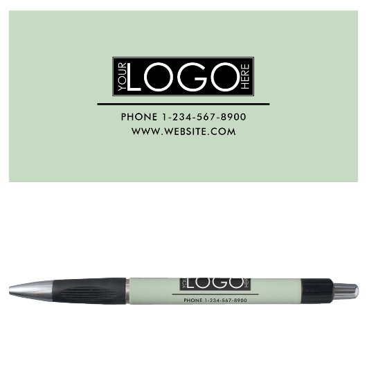 Professional Business Logo Contact Details Simple Pen
