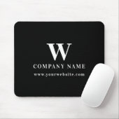 Professional Business Logo Monogram Name Website Muismat (Met muis)