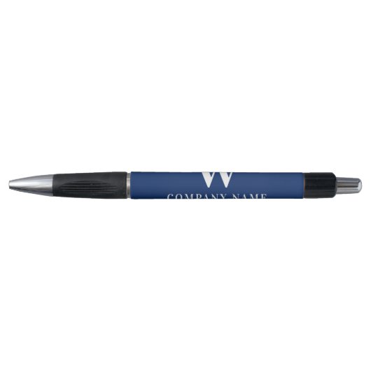 Professional Business Logo Monogram Name Website Pen (Voorkant)