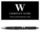 Professional Business Logo Monogram Name Website Pen