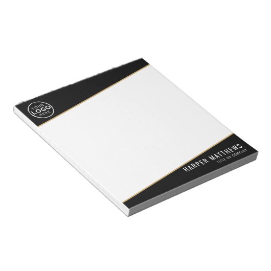 Professional Business Logo Notitieblok (Schuin)