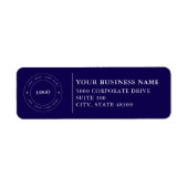  Professional Business Logo  Return Address Label (Voorkant)