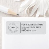  Professional Business Logo  Return Address Label (Insitu)