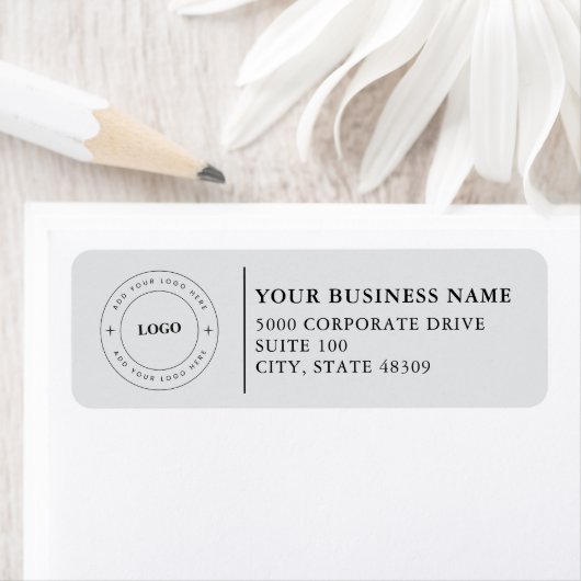  Professional Business Logo  Return Address Label (Insitu)