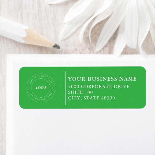  Professional Business Logo  Return Address Label (Insitu)