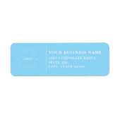  Professional Business Logo  Return Address Label (Voorkant)
