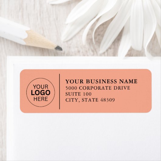  Professional Business Logo  Return Address Label (Insitu)