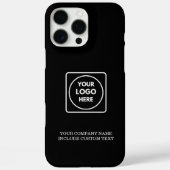 Professional Business Logo Text iphone case (Achterkant)