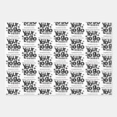 Professional Business Logo Text Promotional Retro Inpakpapier Vel (Voorkant 3)