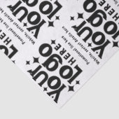 Professional Business Logo Text Promotional Retro Tissuepapier (Detail)