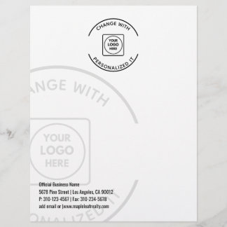 Professional Business Logo Watermark letterhead Briefhoofd