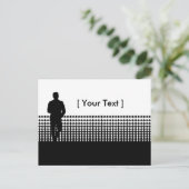 Professional Business Man Briefkaart (Staand voorkant)