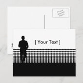 Professional Business Man Briefkaart (Voorkant / Achterkant)