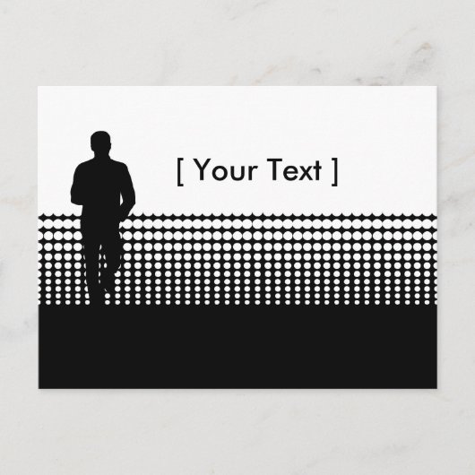 Professional Business Man Briefkaart (Voorkant)