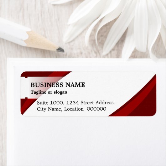 Professional Business Red Etiket (Insitu)