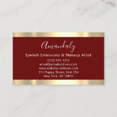 Professional Business Services Gold VIP Grey Visitekaartje (Achterkant)