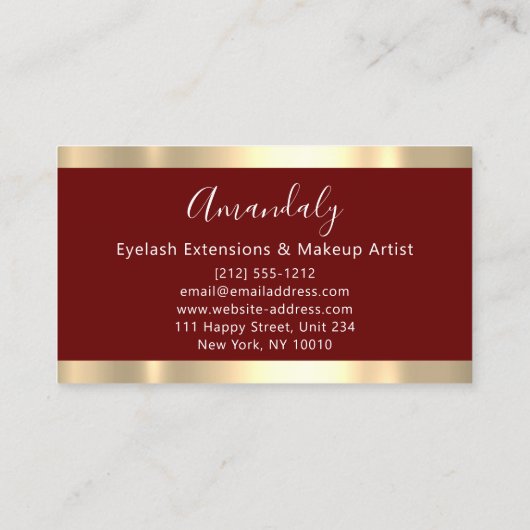 Professional Business Services Gold VIP Grey Visitekaartje (Achterkant)