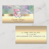 Professional-cake Mixer ventilator holografische P Visitekaartje (Voorkant / Achterkant)